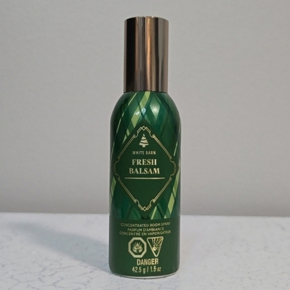 🆓️ W/ $65 Purchase!🎄Bath & Body Works Fresh Balsam Room Spray 🆕️
